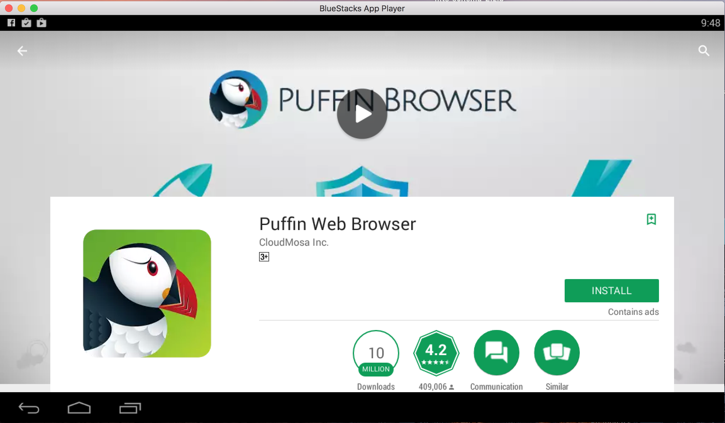 something like puffin browser for mac